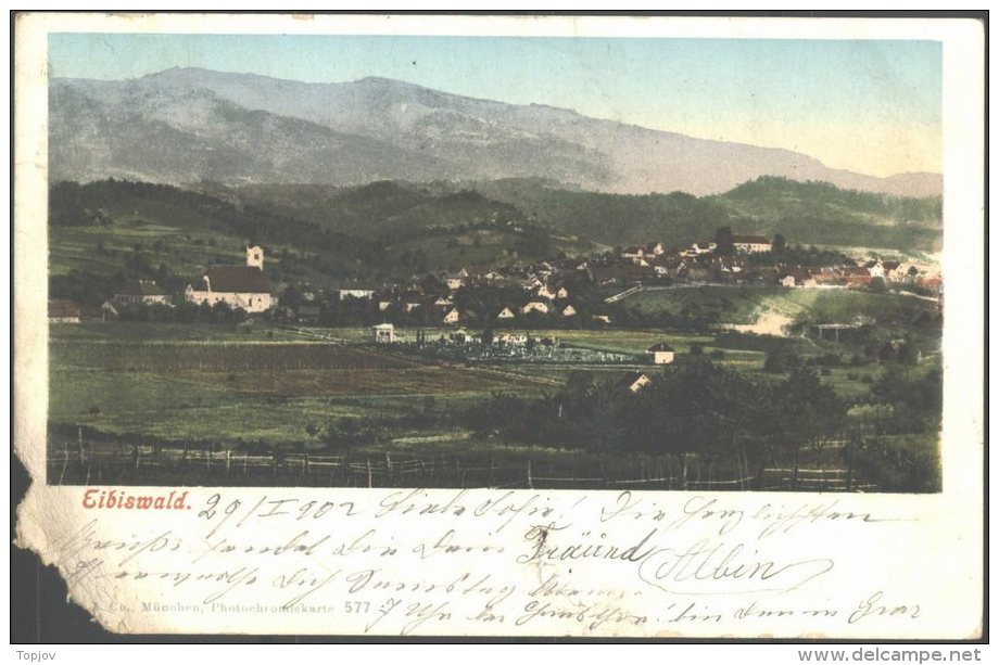 AUSTRIA - EIBISWALD - TOTAL - CEMETERY - 1902 - Edge Is Damaged - Eibiswald