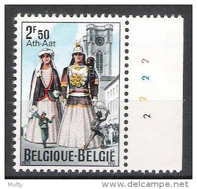 Belgie OCB 1593 (**) Plaatnummer 2. - 1971-1980