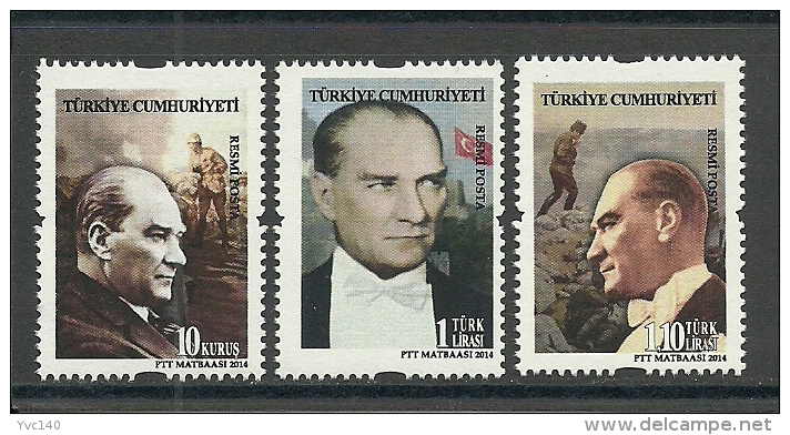 Turkey; 2014 Official Stamps - Timbres De Service
