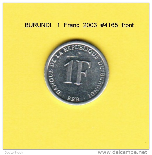 BURUNDI   1  FRANC  2003 - Burundi