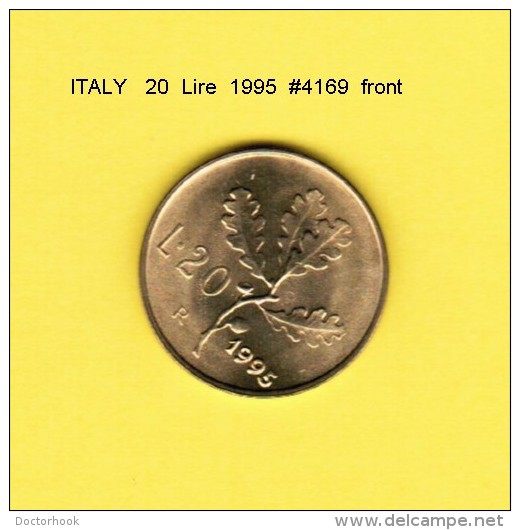 ITALY   20  LIRE  1995  (KM # 97.2) - 20 Liras