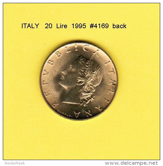 ITALY   20  LIRE  1995  (KM # 97.2) - 20 Lire