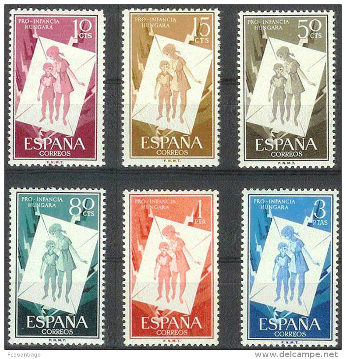 ESPAÑA 1956 - Edifil #1200/05 - MNH ** - Nuevos