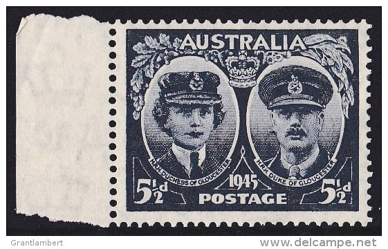Australia 1945 Duke Of Gloucester 51/2d MH - Mint Stamps
