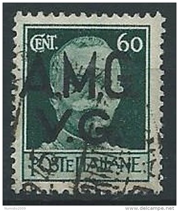 1945-47 TRIESTE AMG VG USATO LUOGOTENENZA 60 CENT - ED176-3 - Usados