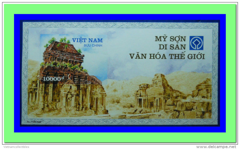 Vietnam Viet Nam MNH Imperf Withdrawn Souvenir Sheet 2003 : My Son - The World Culture Heritage (Ms914B) - Vietnam