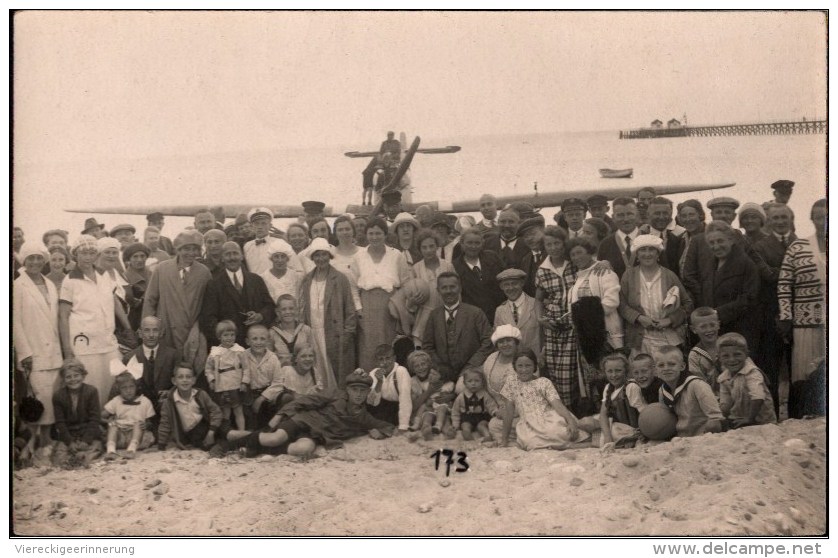 ! Photo Aviation, Wasserflugzeug In Grömitz 1925, Ostsee, Waterplane - 1919-1938: Between Wars