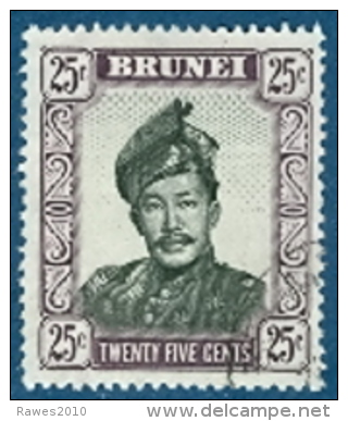 Brunei 25 Cent Gest. Sultan - Brunei (1984-...)