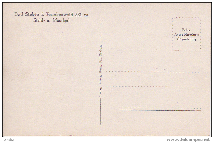 AK Bad Steben I. Frankenwald - Höllental - Hotel Zum König David (3721) - Bad Steben