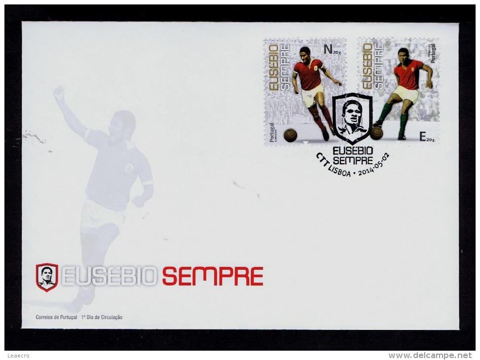 EUSÉBIO Player BENFICA SLB Sport Club Football Soccer Games Fdc Set  2014 Sports Portugal Gc1969 - Altri & Non Classificati