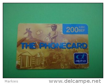 Intouch With Logo Alpha Used Rare - [2] Prepaid & Refill Cards