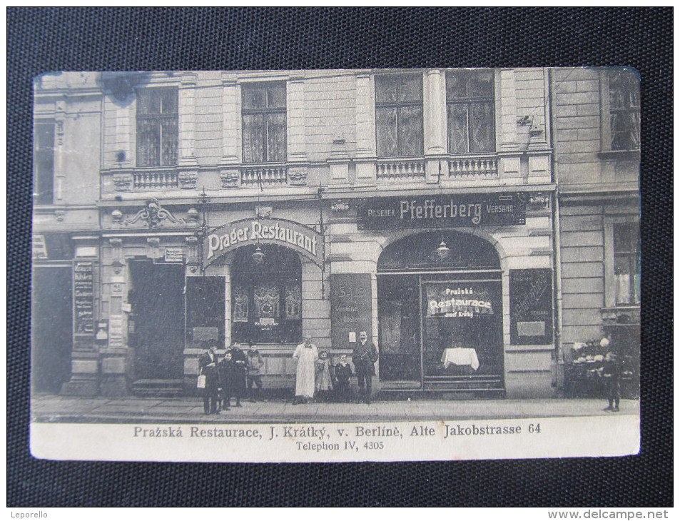 AK BERLIN KREUZBERG Alte Jakobstrasse Gasthaus Ca.1910 /////  D*12187 - Kreuzberg