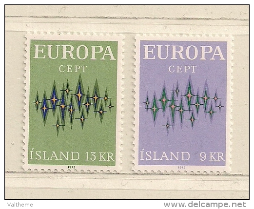 ISLANDE  ( EUIS - 38 )  1972   N° YVERT ET TELLIER  N° 414/415   N** - Neufs