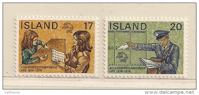 ISLANDE  ( EUIS - 48 )  1974   N° YVERT ET TELLIER  N° 451/452   N** - Unused Stamps