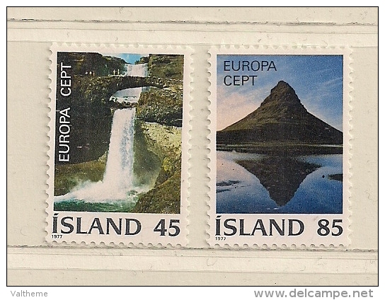 ISLANDE  ( EUIS - 59 )  1977   N° YVERT ET TELLIER  N° 475/476  N** - Neufs