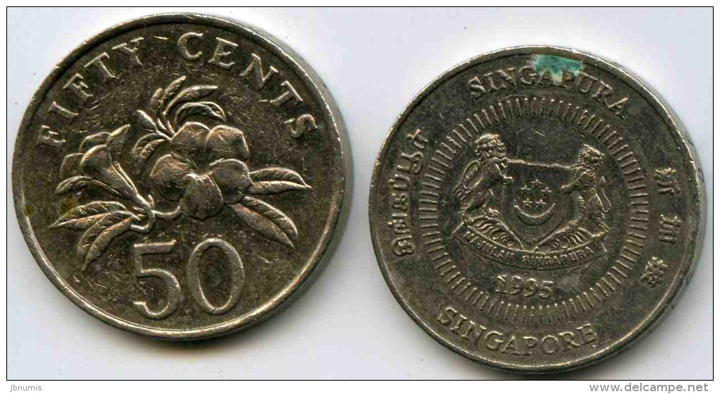 Singapour Singapore 50 Cents 1995 KM 102 - Singapore