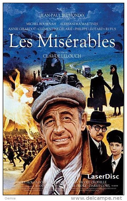 Laserdisc  //  Les Miserables Avec Belmonddo - Otros