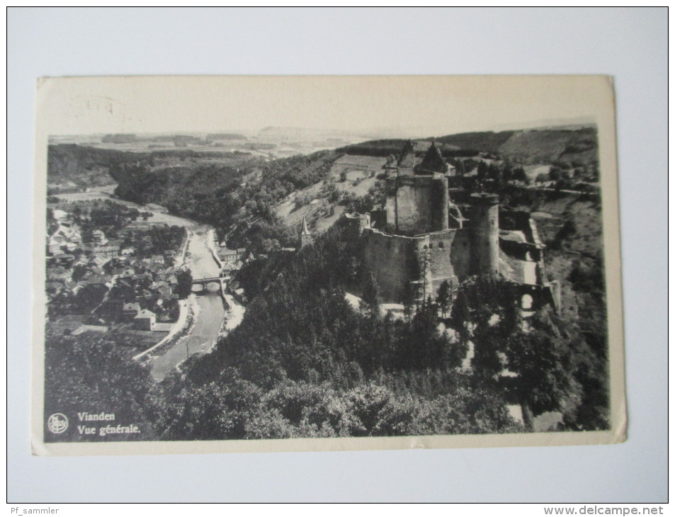 AK / Bildpostkarte 1955 Vianden Vue Générale. E. A. Schaack, Luxembourg - Vianden