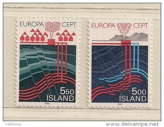 ISLANDE  ( EUIS - 82 )  1983   N° YVERT ET TELLIER  N° 551/552   N** - Ongebruikt