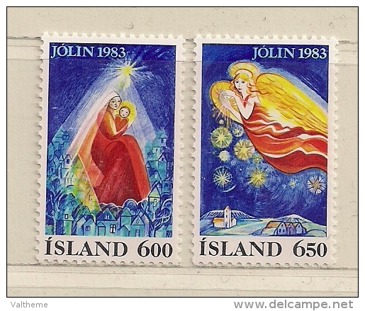 ISLANDE  ( EUIS - 85 )  1983   N° YVERT ET TELLIER  N° 561/562    N** - Unused Stamps