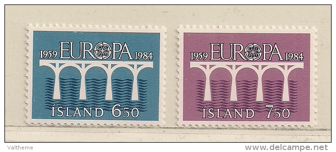 ISLANDE  ( EUIS - 86 )  1984   N° YVERT ET TELLIER  N° 567/568    N** - Unused Stamps