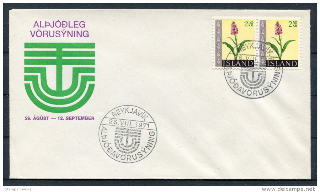 1971 Iceland Reykjavik Cover - Lettres & Documents