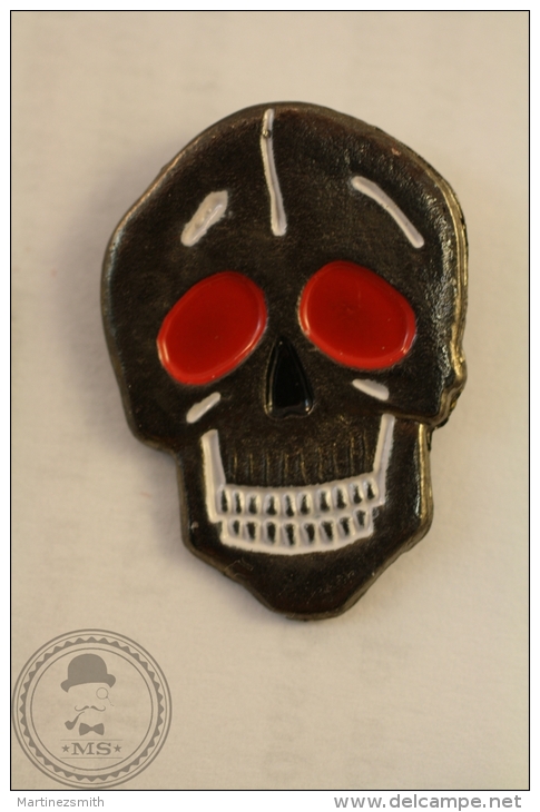 Motorbikes/ Motorcycle Club Skull Head - Pin Badge - #PLS - Motos