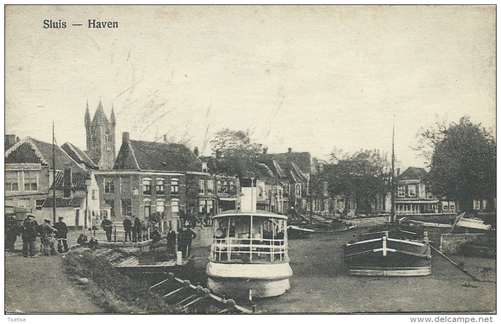 Sluis - Haven - 1928  ( Verso Zien ) - Sluis