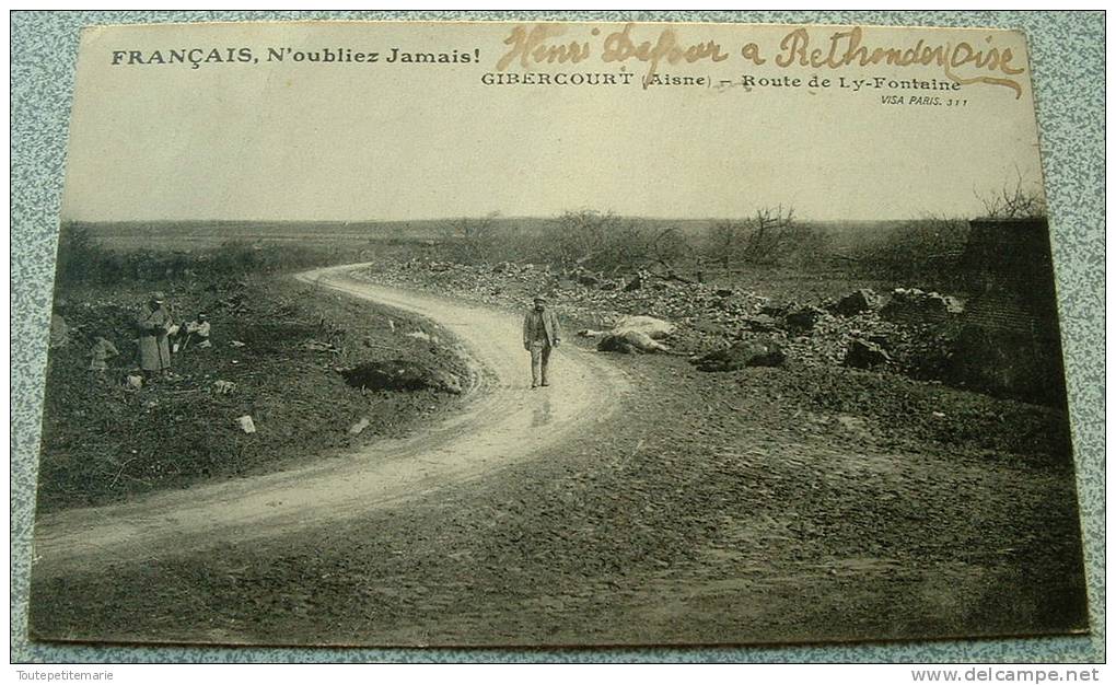 Gibercourt - Route De Ly - Fontaine - Autres & Non Classés