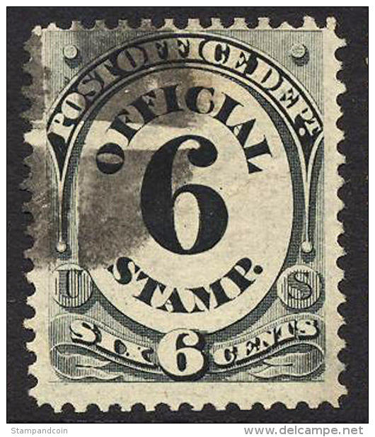 US O50 Used 6c Post Office Official From 1873 - Officials