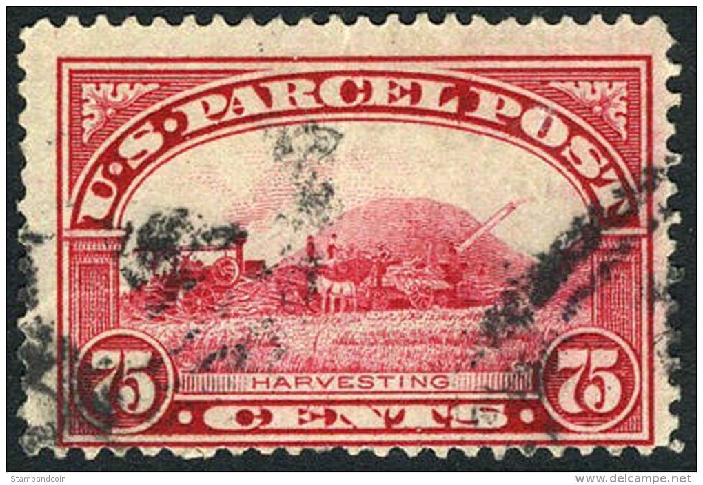 US Q11 Used 75c Parcel Post Of 1913 - Reisgoedzegels