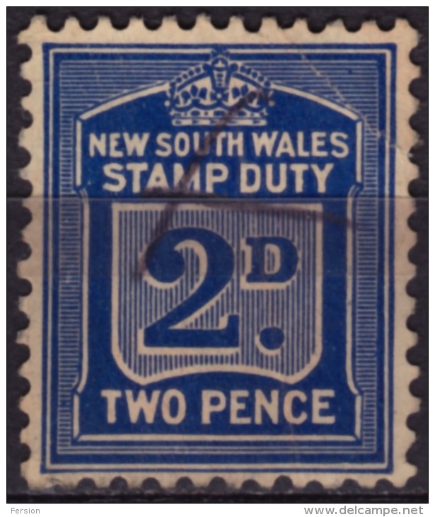 New South Wales - Revenue / Duty Stamp - Used - Oblitérés