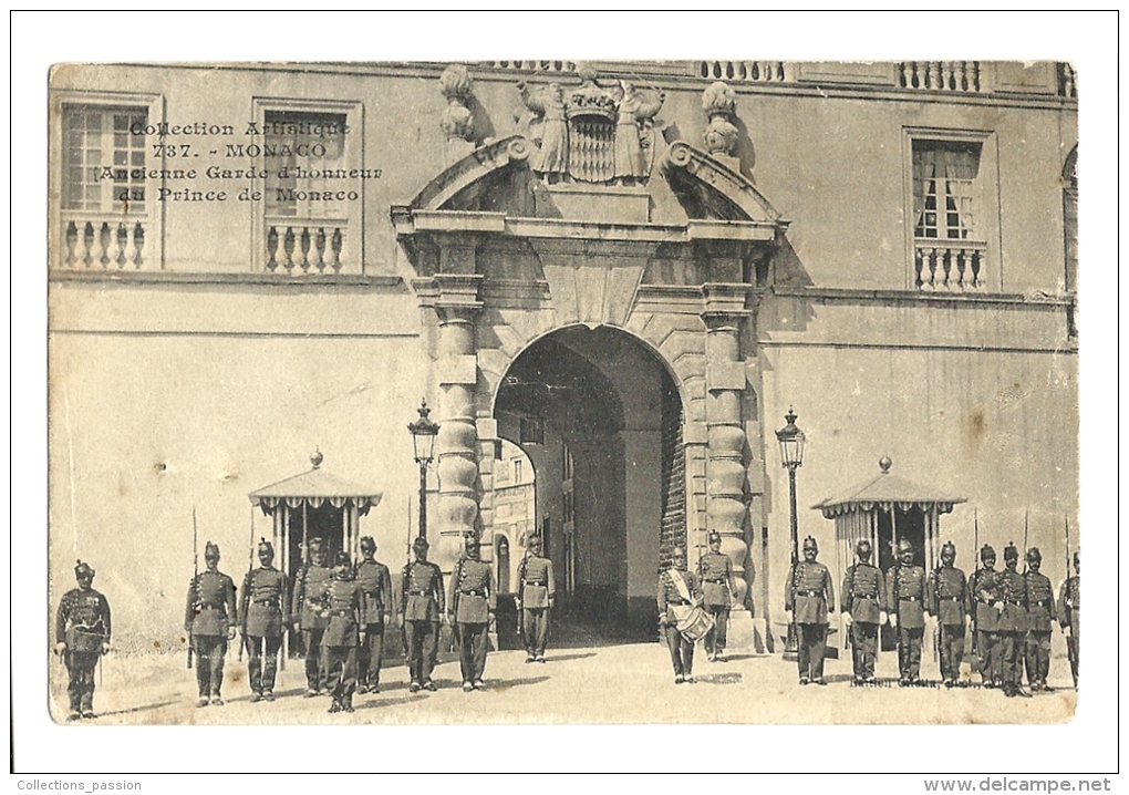 Cp, Monaco, Ancienne Garde D´Honneur Du Prince De Monaco - Ozeanographisches Museum