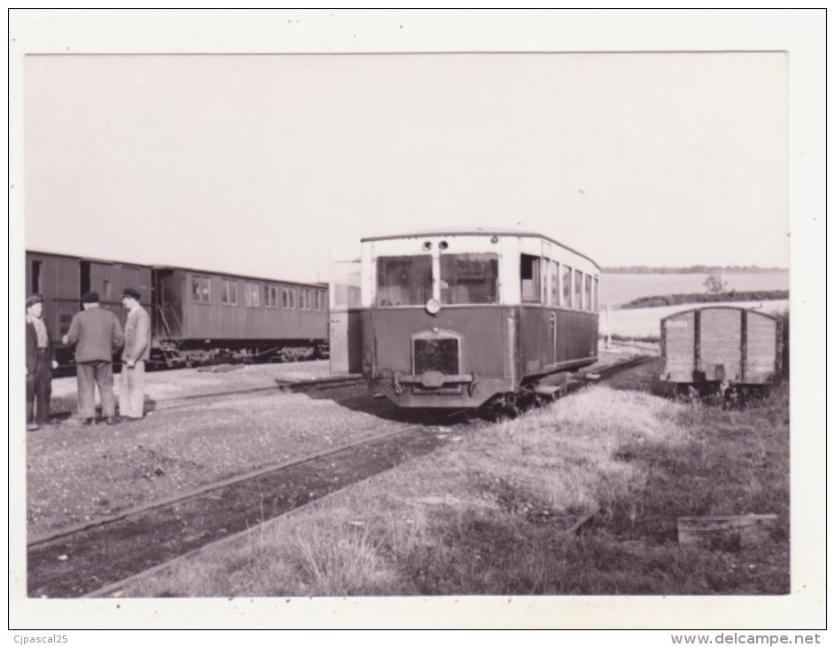 CHEMINS DE FER - CPM - AUTORAIL BERLIET ARB 5 A BONNINGUES (KM 64 SUR ANVIN-CALAIS) - 13.9.1953 - CPM ANIMEE - Autres & Non Classés