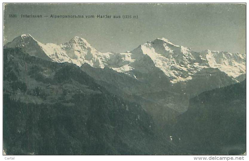 INTERLAKEN - Alpenpanorama Vom Harder Aus - Interlaken