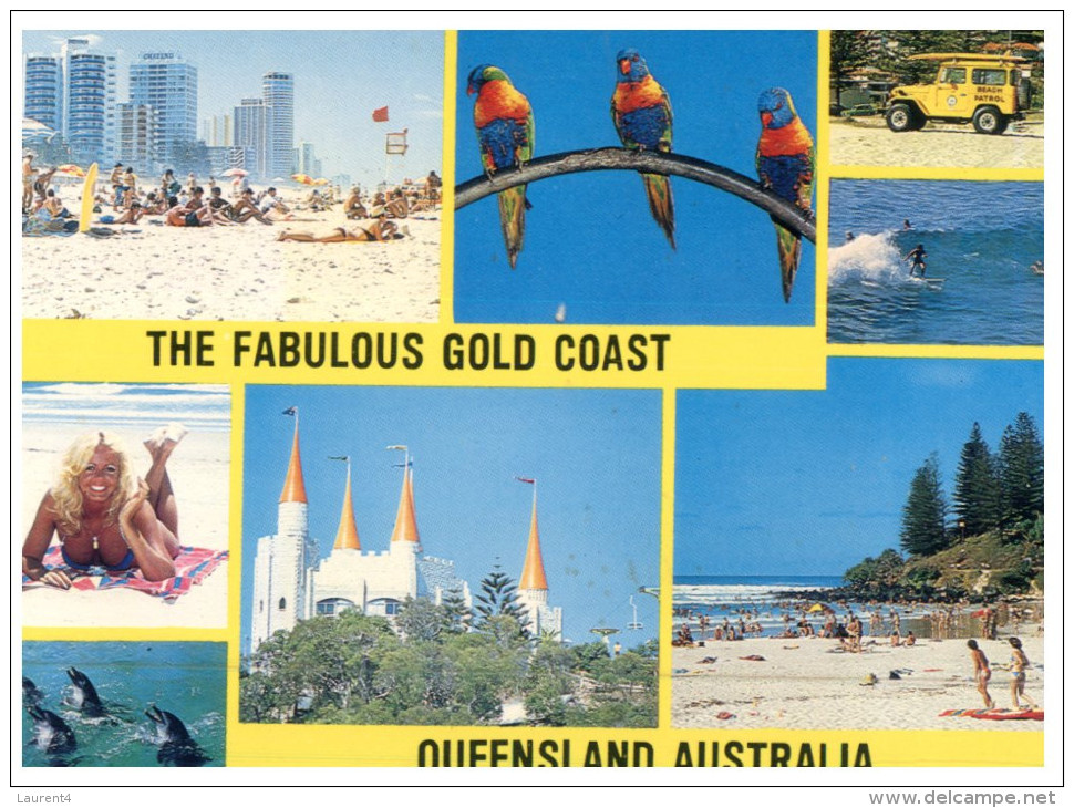 (PH 855) Australia - QLD - Fabulous Gold Coast With Nude Women On The Beach - Gold Coast