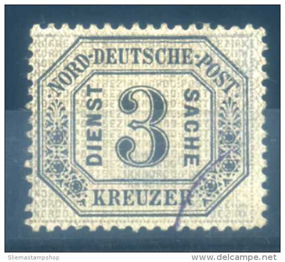 NORTH GERMAN CONFEDERATION - 1870 OFFICIAL STAMPS 3K BLACK - Other & Unclassified