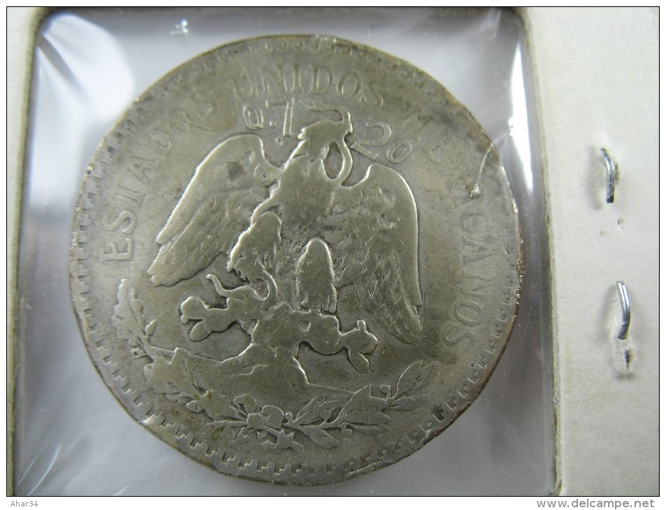 MEXICO 50 CENTAVOS 1920 SILVER 0.720  COIN  LOT 18 NUM 20 - Mexico