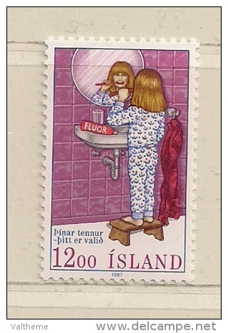 ISLANDE  ( EUIS - 95 )  1987  N° YVERT ET TELLIER  N° 625  N** - Unused Stamps