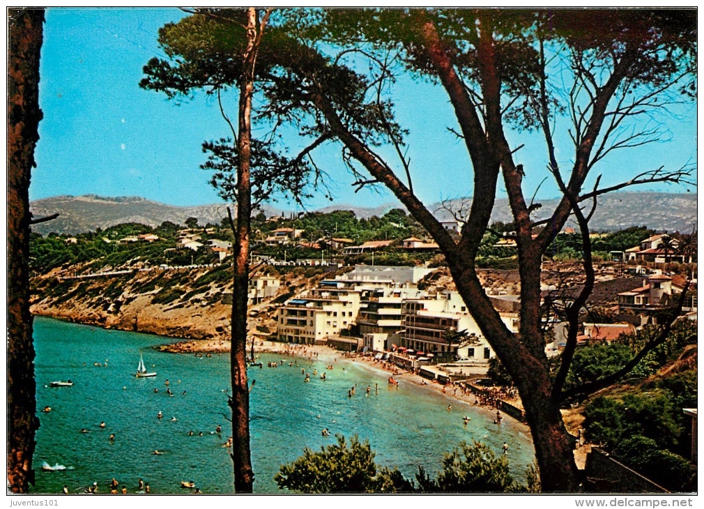 CPSM Sanary Sur Mer-Plages De La Gorguette   L1617 - Sanary-sur-Mer