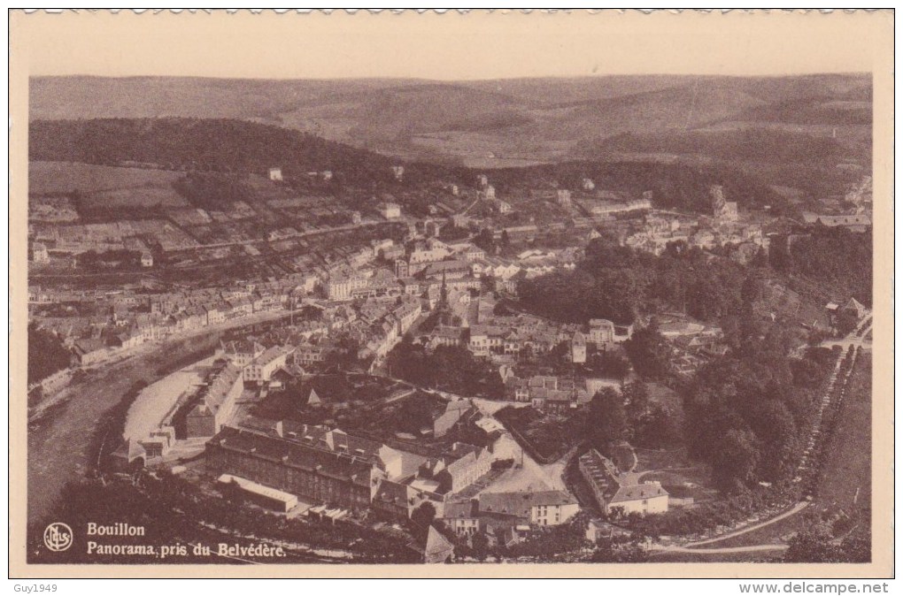 BOUILLON Panorama Pris Du Belvedere - Bouillon