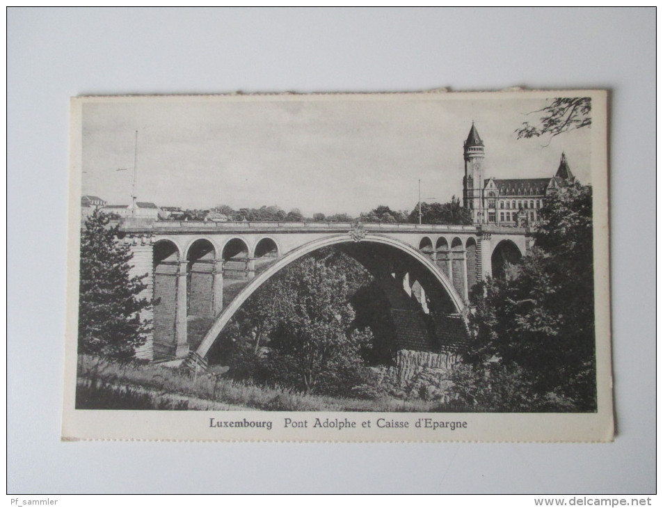 AK / Bildpostkarte Luxembourg Pont Adolphe Et Caisse D'Epargne. No 1 Messageries Paul Kraus - Luxembourg - Ville