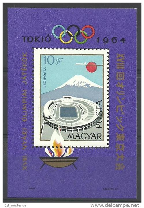 THEMA OLYMPISCHE SPELEN HONGARIJE BLOC 49. Xx ( YVERT ) COTE : 10 EURO - Zomer 1964: Tokyo