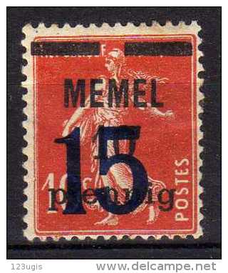 Memel (Klaipeda) 1921 Mi 34 * [030514L] @ - Memelgebiet 1923