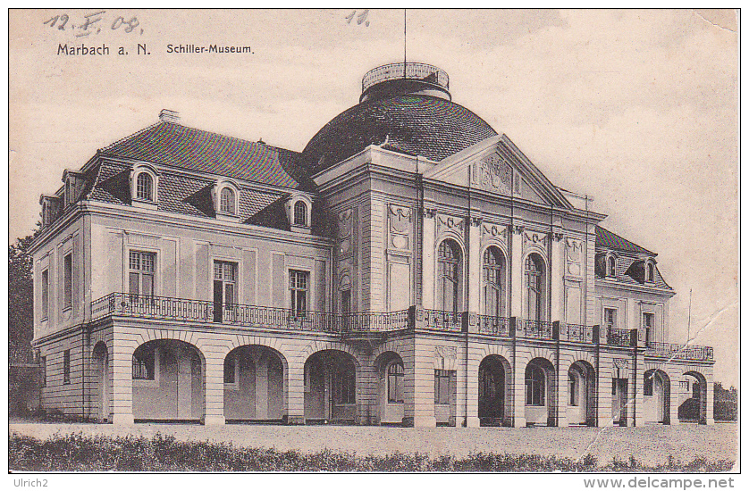 AK Marbach A. N. - Schiller-Museum - 1908 (3744) - Marbach