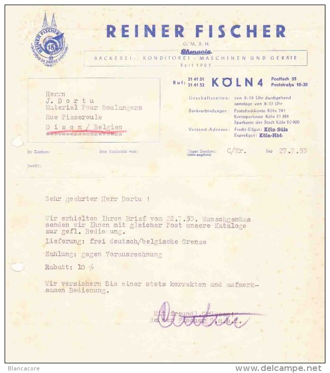 KÖLN REINER FISCHER - Artigianato