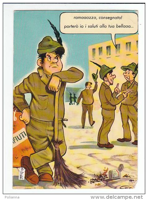 PO7166# HUMOR - MILITARI ALPINI   VG 1976 - Humour