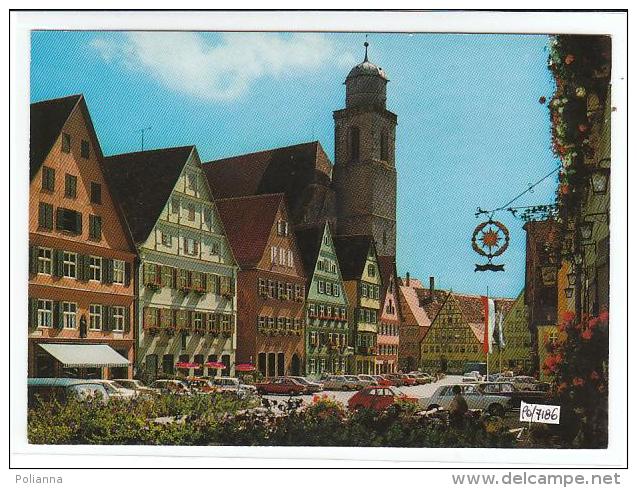 PO7286# GERMANIA - GERMANY - DINKELSBUHL - INSEGNE FERRO BATTUTO - OLD CARS   No VG - Dinkelsbuehl