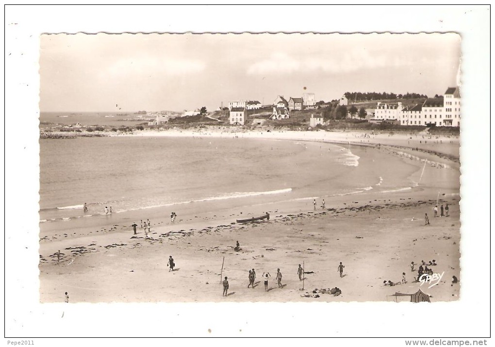 CPA : 22 - Trestel Plage  : Vue D´Ensemble De La Plage : Plage - Animation - Au Loin Bâtiments - Maisons .... - Autres & Non Classés