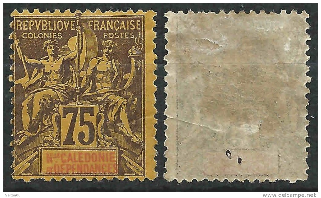 Nouvelle Calédonie  - 1892 - Type Sage  - N° 52  - Neuf * - MLH - Neufs